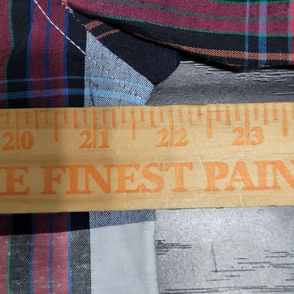 NWT Living Concepts Man Shirt Mens M Plaid Long Sleeve Button Up Academi… - Picture 7 of 10